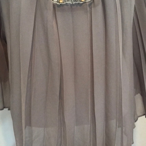 Willow & Clay beaded sheer top - Picture 4 of 6